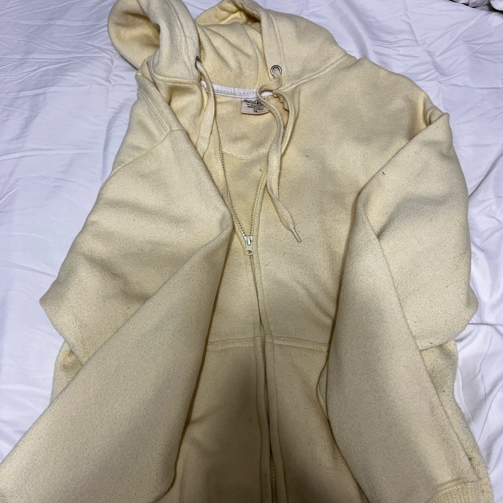 Super cute yellow full zip up jacket